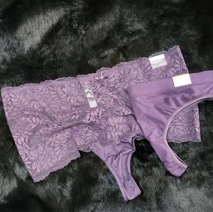 Women's Plus Cacique Thong Duo NWT 1X or 14/16